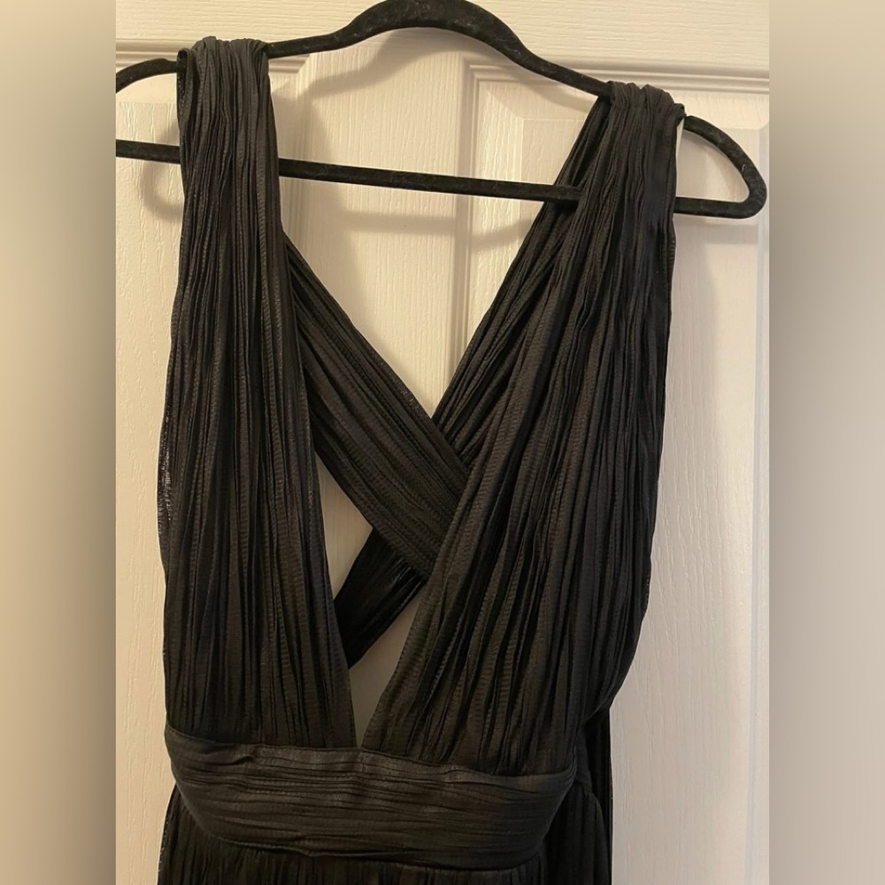Maria Lucia Hohan Kim black silk gown dress NWOT 8 - Picture 10 of 14